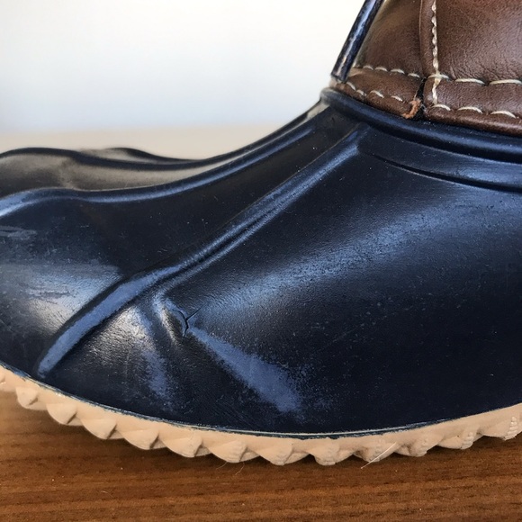 London Fog Womens Windchill Winter Duck Boots -Brown/Navy 

Women’s size 8 - Picture 6 of 10